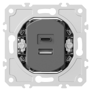 USB A and C socket mechanism (without cover)