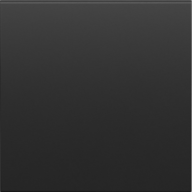 1 Gang cover matt black