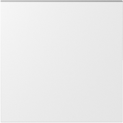 1 Gang cover matt white