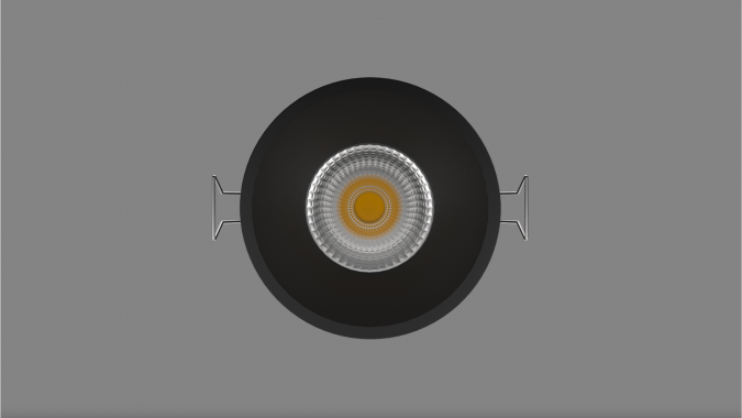 Fixed downlight CALIPSO DT75.C04 black