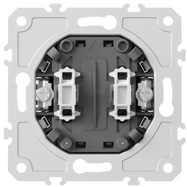 2 gang 1 way switch mechanism (without cover)