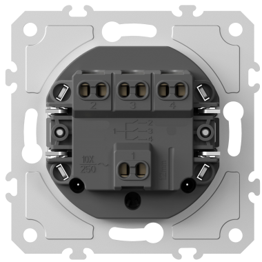 3 gang 1 way switch mechanism (without cover)