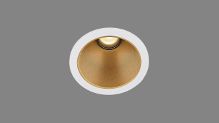 Fixed downlight APOLLO white/gold