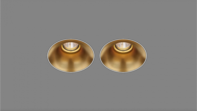 Recessed fixed spot KRAKEN M60.1/TL60.1 gold