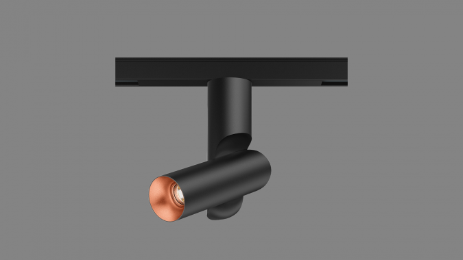 Track adjustable fixture Tokyo-Q1 XS 48v black/copper