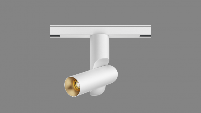 Track adjustable fixture Tokyo-Q1 XS 48v white/gold