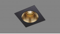 Recessed fixed spot LED Radiant QS black/gold