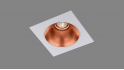 Recessed fixed spot LED Radiant QS white/copper