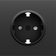 Socket schiko cover matt black