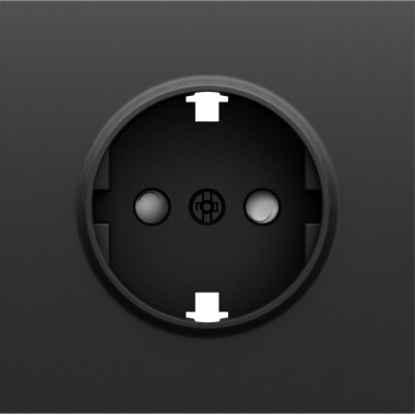 Socket schiko cover matt black