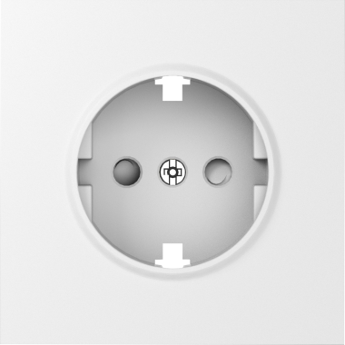 Socket schiko cover matt white 
