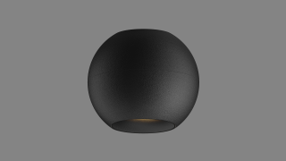 Surface fixture Space Drop M plafone black/black