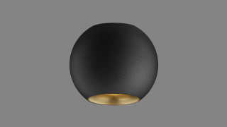 Surface fixture Space Drop M plafone black/gold