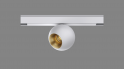 Track adjustable fixture Space Drop Q1 XS traccia 48v white/gold